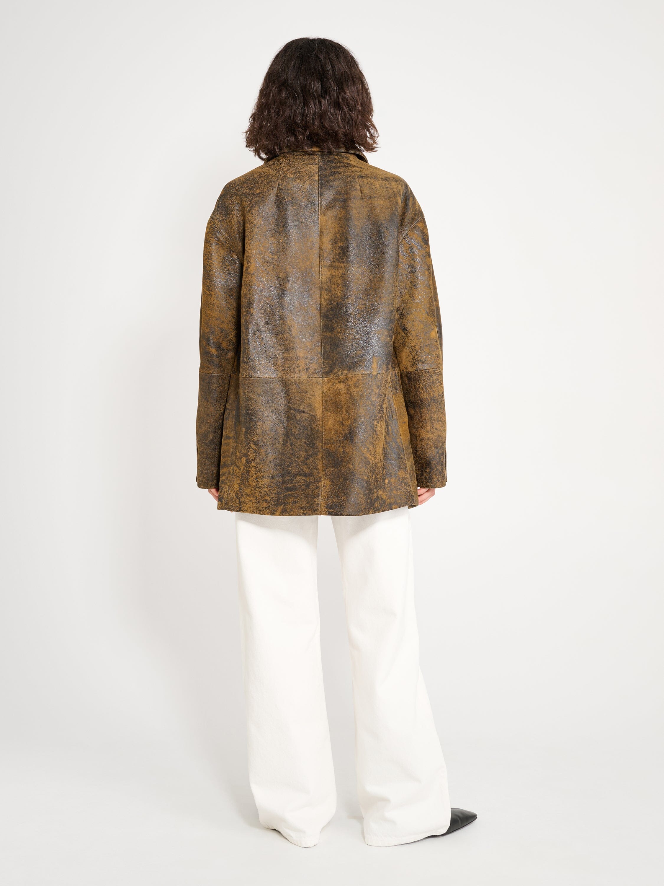 Nackiyé Coat Yoko Leather Jacket